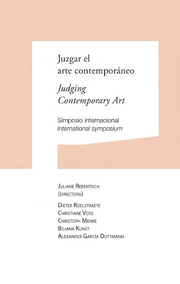 Juzgar el arte contemporaneo