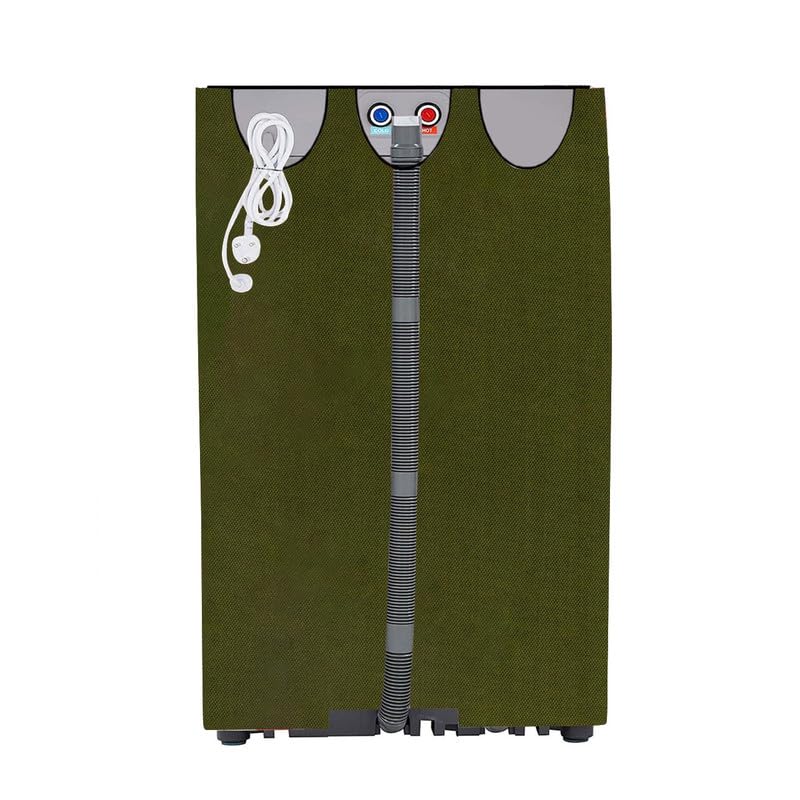 Image of Polyester Top Load Washing Machine Cover Suitable For Samsung, Lg, Godrej, Whirlpool 6.5Kg, 7Kg, 7.5Kg, 8Kg, 9Kg, 10Kg, 11Kg, Waterproof Cover, Solid Green.