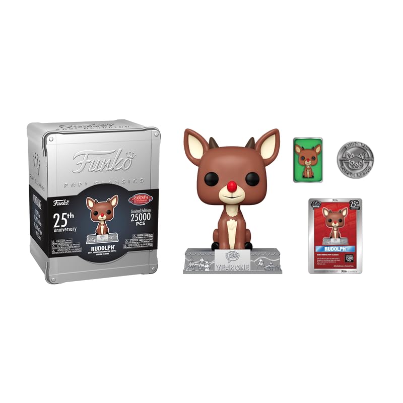 Disney - FUNKO POP! 赤鼻のトナカイ  ルドルフFunko25周年記念限定BOX Amazon.com: Pop! Classics: 25th Anniversary Rudolph The Red Nosed