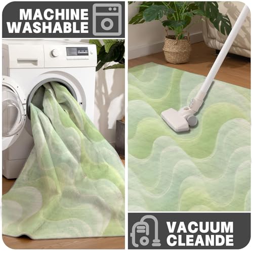 Tapis rond 60cm lavable en machine avec dossier antidérapant - 8