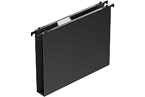 Extra Capacity Black Hanging Files