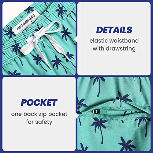 Image of maamgic Mens 7 inch Stretch Swim Trunks Quick Dry Mesh Lining Swimwear Bathing Suits