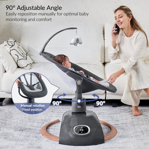 Image of VaVaSoo Electric Baby Swing for Infants