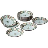 ランチャン(Ranchant) 十客小皿セット マルチ Φ11.3x2cm 鍋島地紋 有田焼 日本製