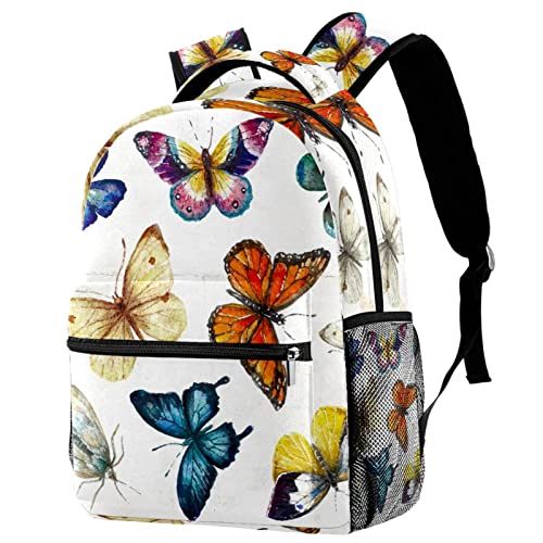 Sacs à dos légers papillon aquarelle Voyage Randonnée Camping