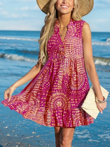 Image of CUPSHE Women Swimsuit Coverup 100% Cotton Ruffle Hem Beach Cover Up Dresses