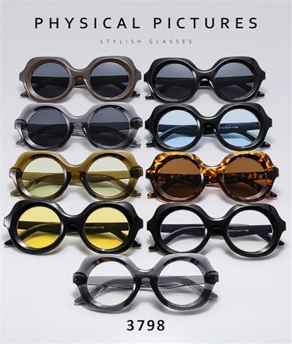 willochra Vintage Colorful Square Women Luxury Irregular Sunglasses Fashion Gradient Shades UV400 Men Punk Sun Glasses4