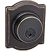 Schlage B60 N 716 Deadbolt, Keyed 1 Side, Highest Residential Security, Aged Bronze - Door Dead