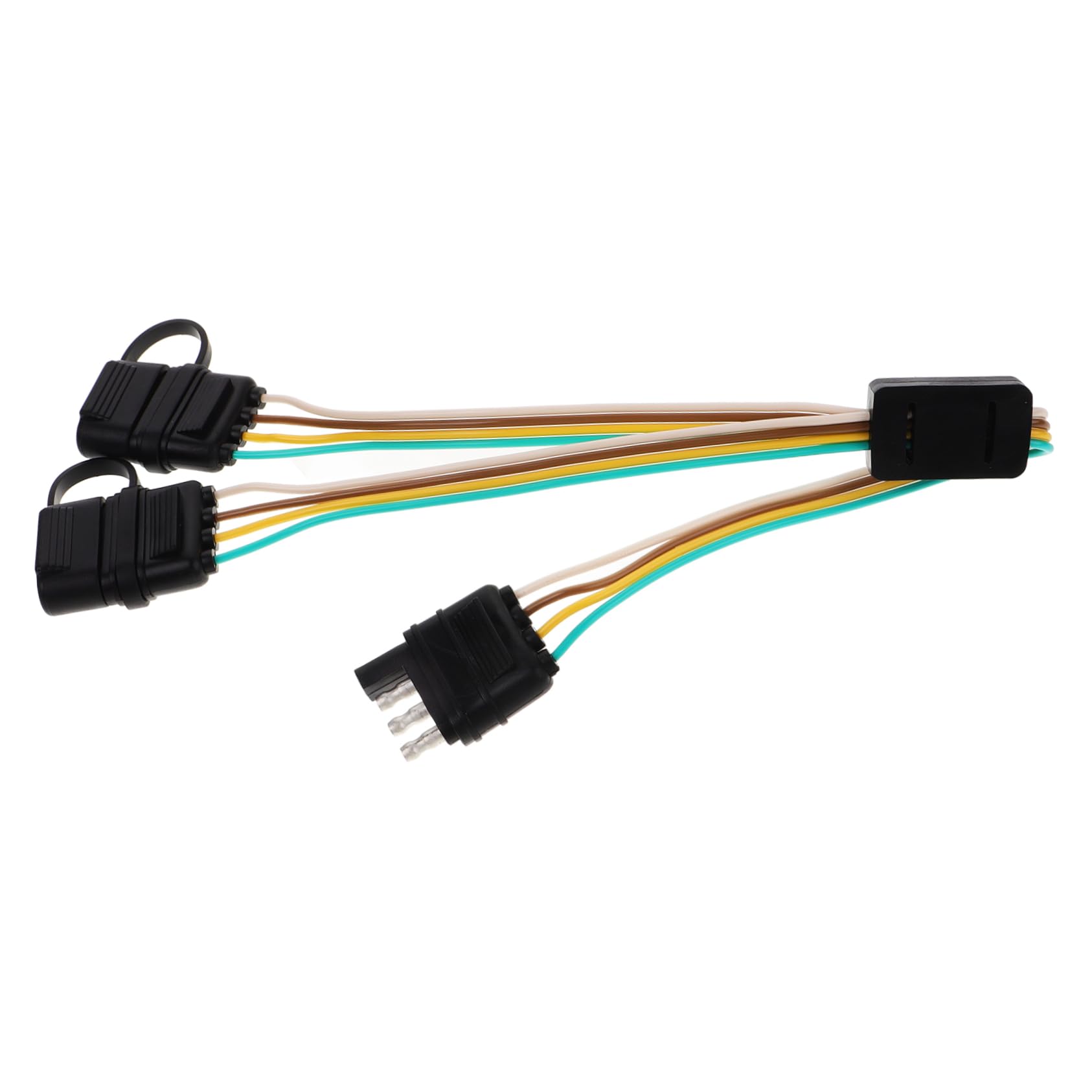 Mikinona Pin Trailer Connector Harness Car Light Wiring Easy to Install SAE Connector and User-Friendly