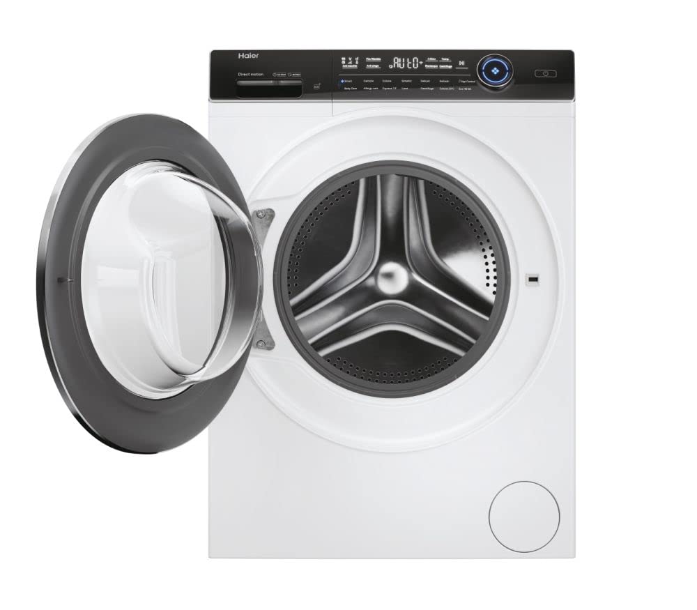 Haier HW80-B14979TU1 I-Pro Series 7 Plus - Lavatrice Slim (43.7 cm), 1400 giri, 8 kg, Classe energetica A