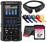 Zoom R4 MultiTrak 32-Bit Float 4-Track Recorder with Stereo Bounce, Built-in Mic, Effects & USB Audio Interface (Bundle)