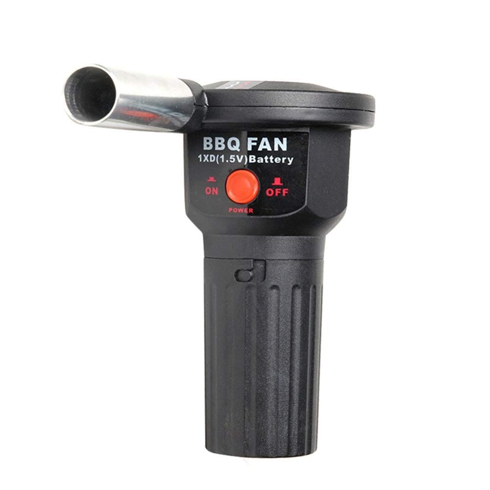 RajoNN Ventilador de Barbacoa portátil con batería, soplador de Aire para Acampar al Aire Libre, Picnic, Barbacoa, Herramienta de Cocina, Accesorios para Parrilla