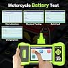 Motorcycle Scanner Diagnostic Tool, Battery Tester for Motorbike with Printer, Motorcycle Check Engine Code Reader, Read/Clear Fault Code, M300