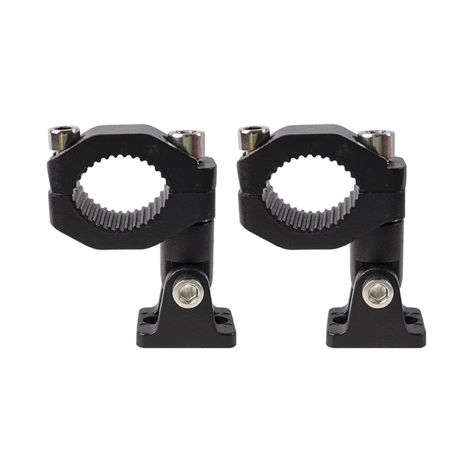 Light Tube Clamp Motorcycle Headlight Spotlight Clamps Bracket Tube Mount for Fog Light Auxiliary Lamp Holder Motos Accessories(2pcs A)