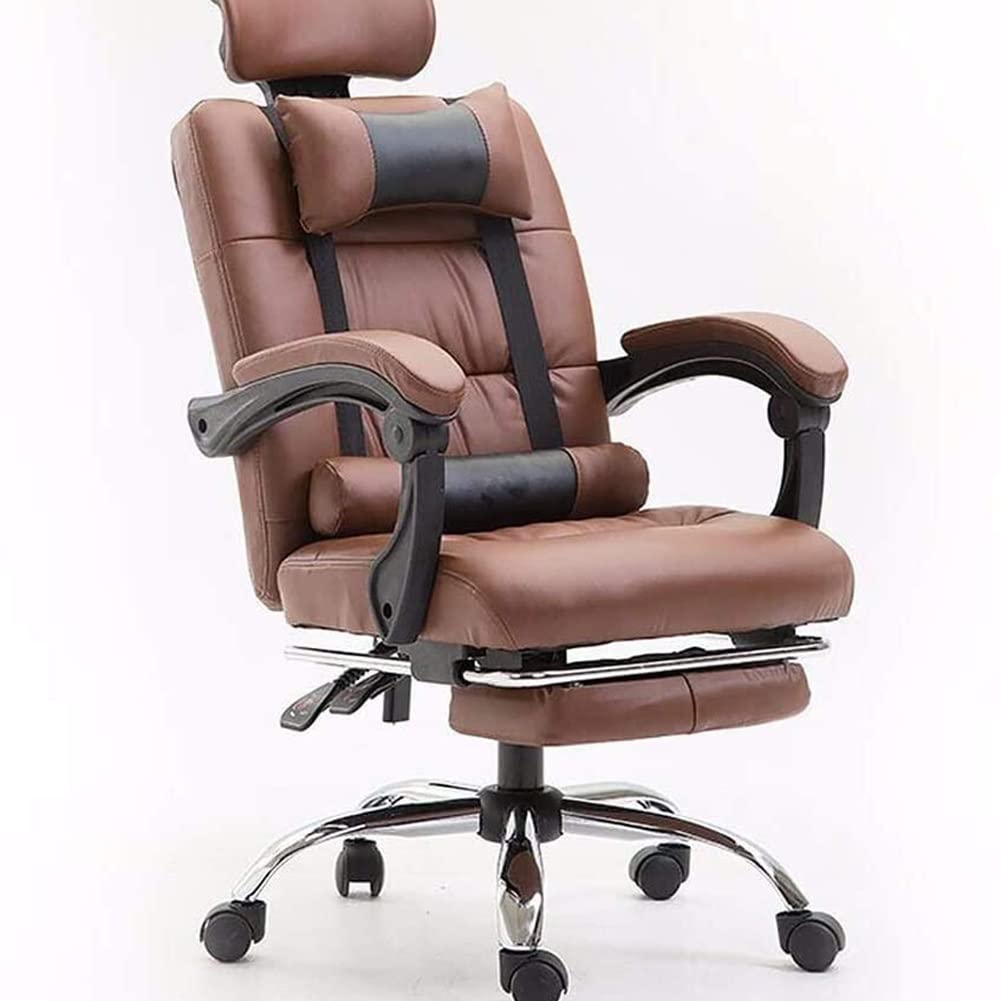 Ergonomiczne krzesło gamingowe z podnóżkiem i dużym i wysokim leżakiem biurowym do komputera i gier, regulowane krzesło biurkowe dla nastolatków i dorosłych