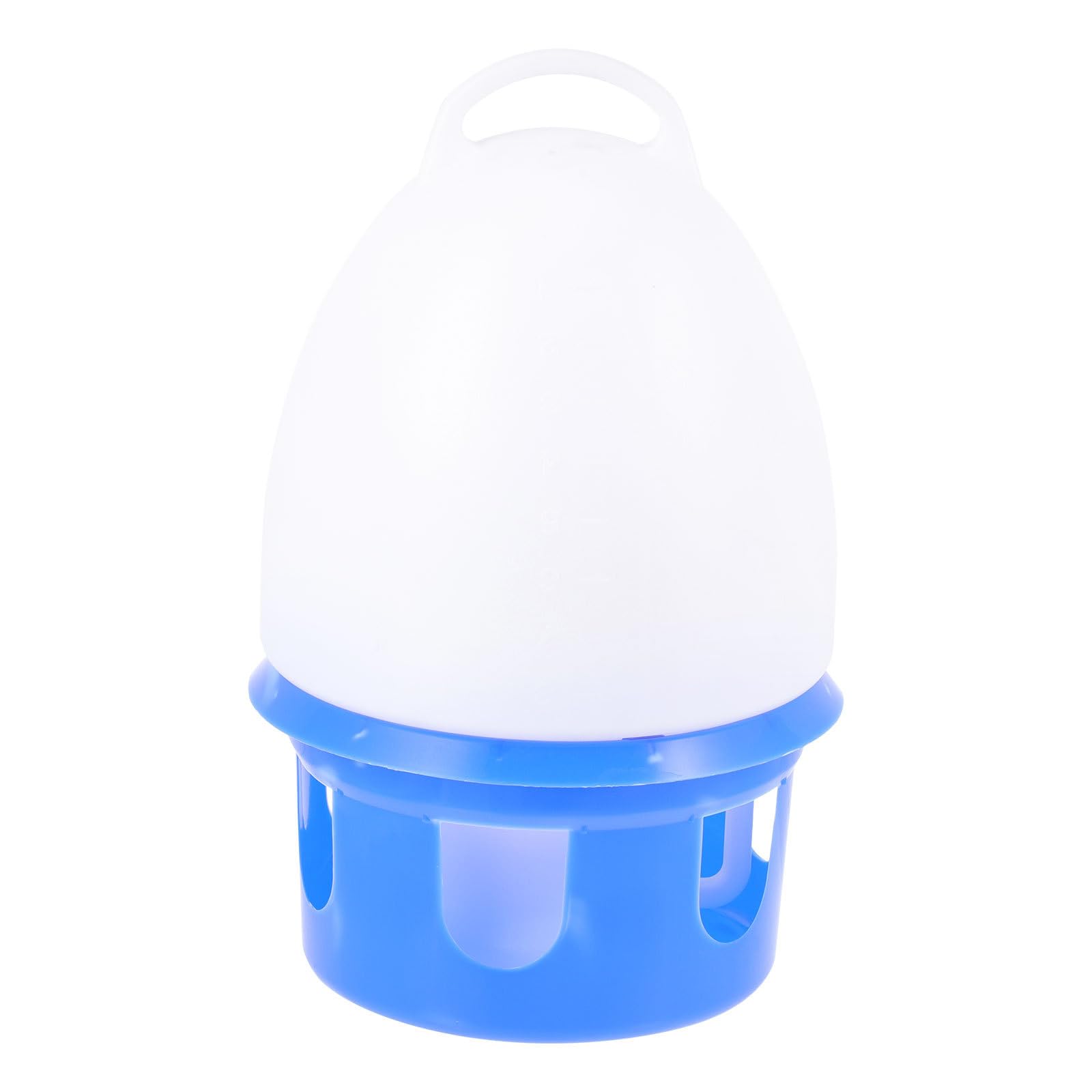 ULTECHNOVO Distributore D'acqua Facile da Pulire e Smontabile in Pvc Blu per Piccioni Mangiatoia Portatile per Gabbie di Uccelli