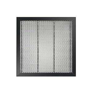DRERLIYAIZ Laserapparatuur werkbed honingraatwerktafel voor CO2-lasergraveermachine aluminiumlegering 4 maten aluminium honingraatwerktafel zwart