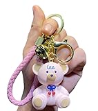 3. Matériaux de haute qualité : le pendentif de chaque porte-clés unique est fabriqué en résine et métal de haute qualité, assurant durabilité et charme durable. Le porte-clés lui-même est fabriqué en métal de qualité supérieure et offre des fixations solides.