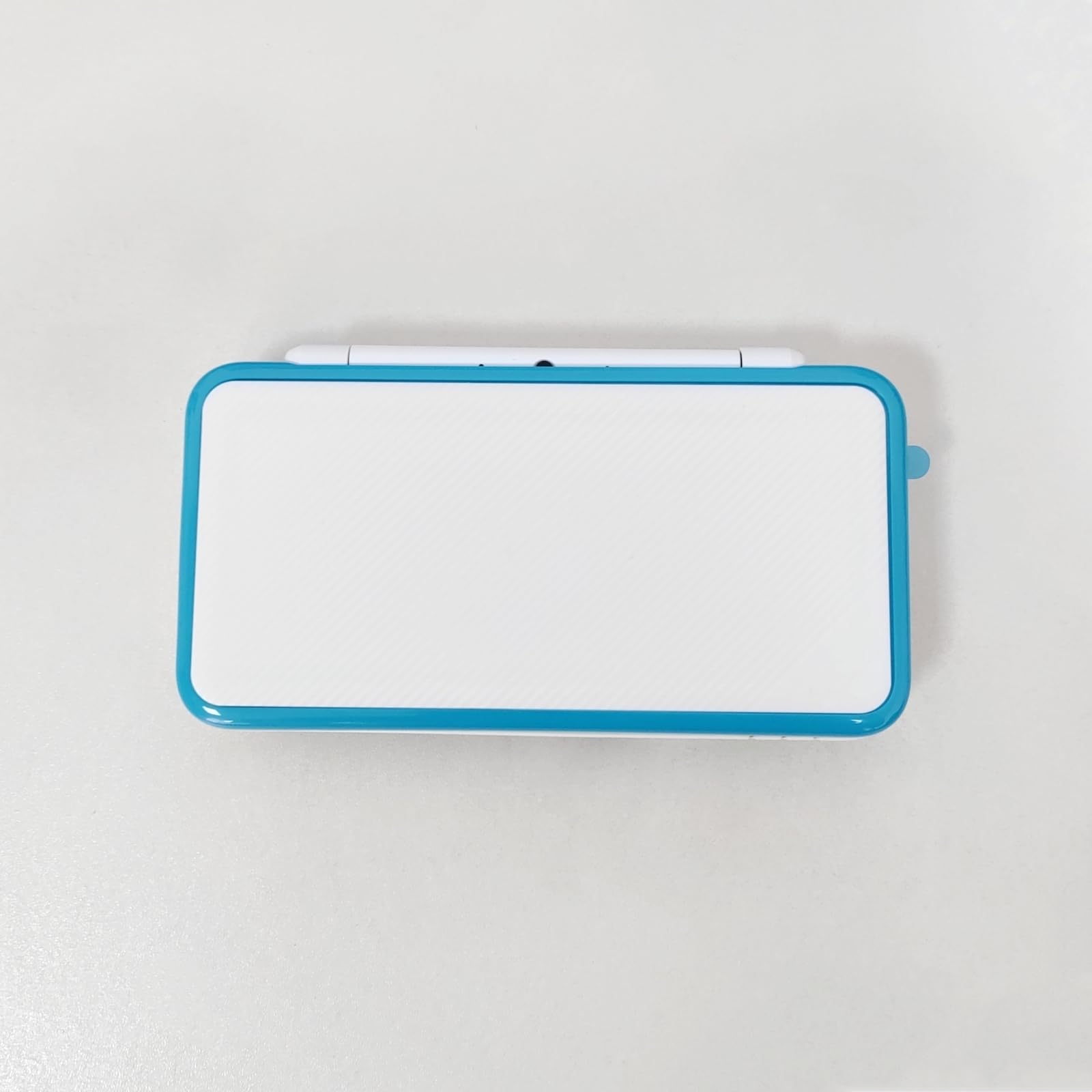 Hzxkqmil Kit Guscio di Ricambio Custodia a Alloggiamento per Nintendo New 2DS XL/New 2DS LL Console, Frontalino Anteriore Telaio Superiore Piastre di Copertura Inferiori (Bianco + Blu)