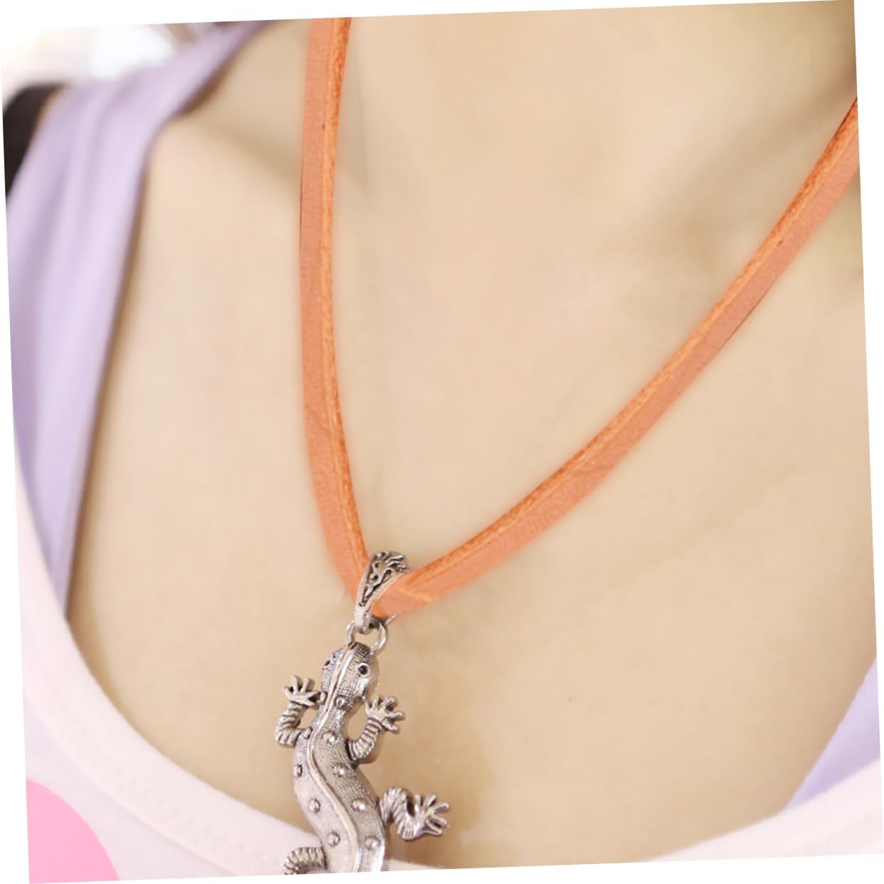DOITOOL Cowhide Leather DIY Jewelry Cords Rope Flat Leather Cord for Necklace Making
