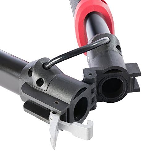 Bild 3 - Arebos Trockenbauschleifer 750W | Langhalsschleifer Ø225mm mit Absaugsystem & Staubfangsack | Drehzahlregelung, Teleskopstange, Schwenkbarer Kopf, inkl. 6 Schleifscheiben & Koffer