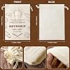 Bread Bags for Homemade Bread, 2 Pack Reusable Bread Bags, Linen Bag with Plastic Liner for Sourdough & Bread Storage