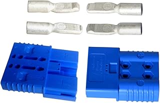 Anderson - Juego de enchufes para pilas (48 V, SBE, 160 amperios, 35 mm², SBX/E 1/0, 150 V, color azul)