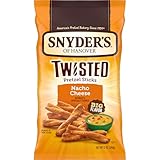 Snyder's of Hanover, Nacho Cheese Twisted Pretzel Sticks, 12-Oz. Bag