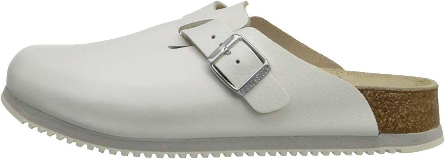 Birkenstock Women's Clogs, 12 UK Narrow 6-6.5 Women/4-4.5 Men White