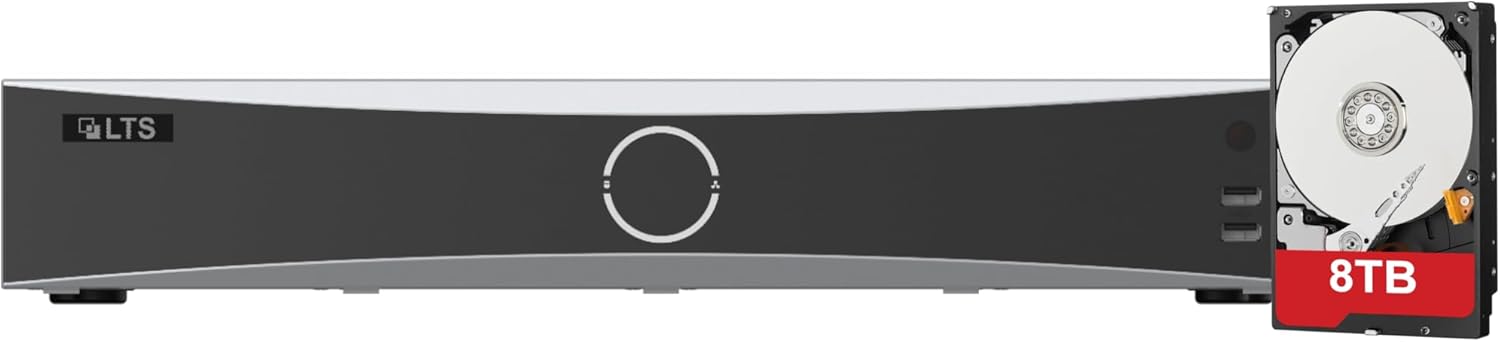 LTS LTN8932D-P16N 32 Channel NVR, 16-ch PoE, Up to 32MP IP Cameras, 4 SATA, H.265+, Human and Vehicle Detect (No Hard Drive Included)