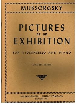Paperback Pictures at an Exhibition, For Violoncello and Piano Book