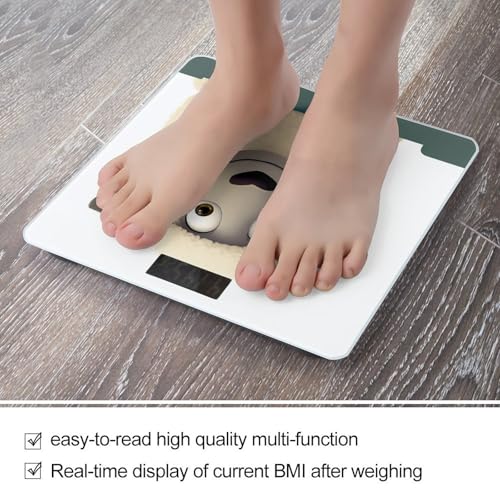 Báscula digital de baño con diseño de oveja miniatura 5