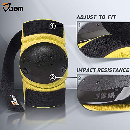 image for JBM international Adult / Child Knee Pads Elbow Pads Wrist Guards 3 In