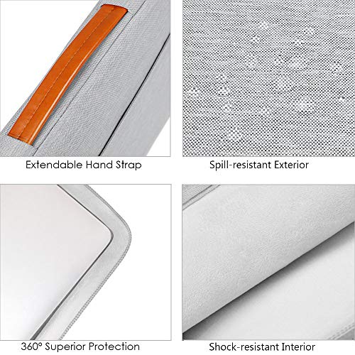 Funda Lacdo 14 Pulgadas Gris para ASUS Zenbook Lenovo ThinkPad 4