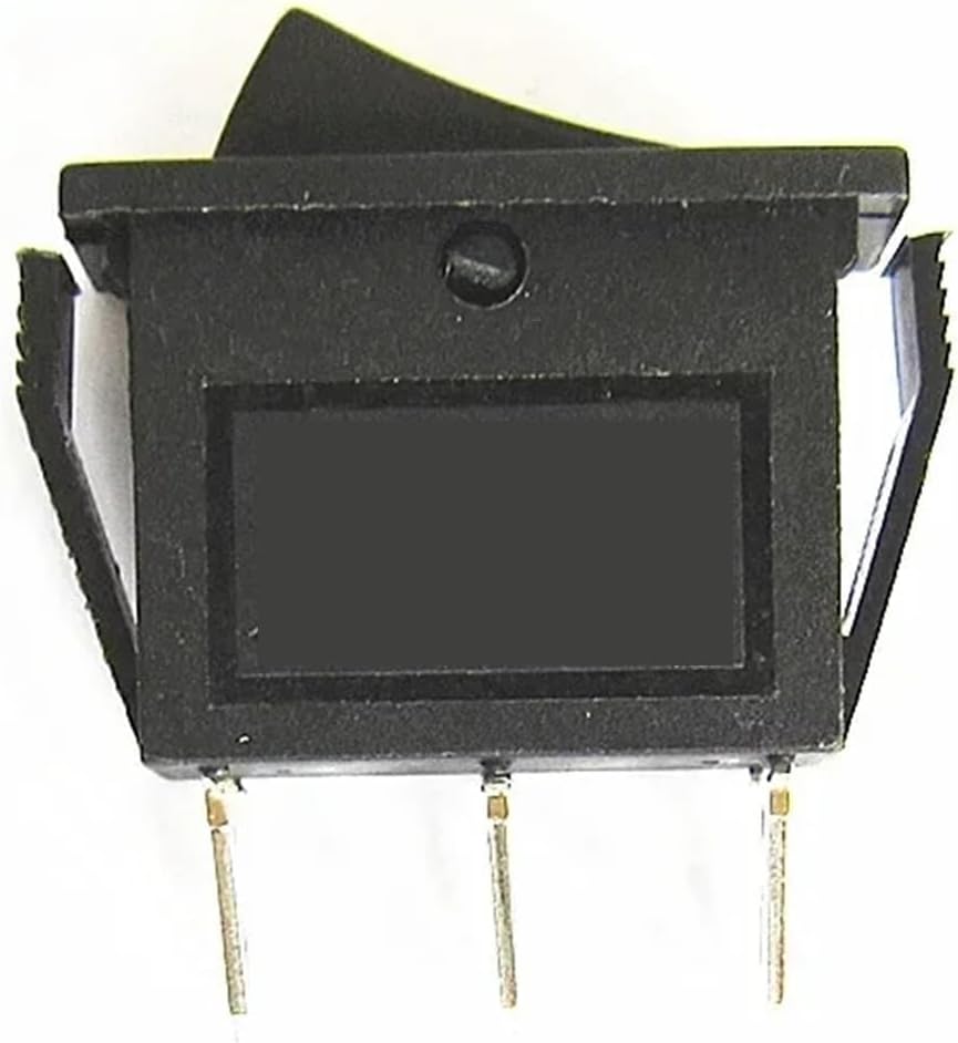 Power switch, Rocker Switch, Pack Of 5 15A/20A 125V/250V ON-OFF-ON 3 Position Pin Black(Kcd3)