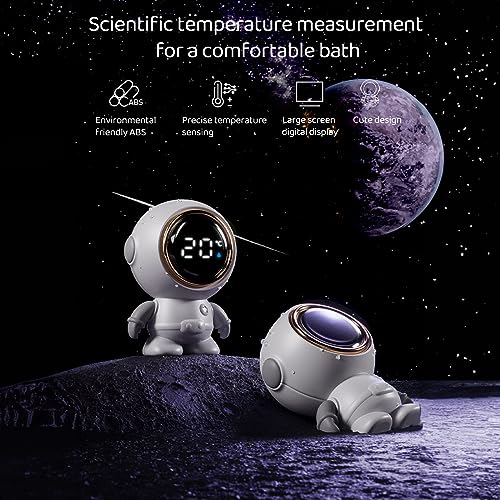 Camnoon Termômetro de Banho para Astronautas Termômetro para Banheira de Bebê Termômetro de Banheira