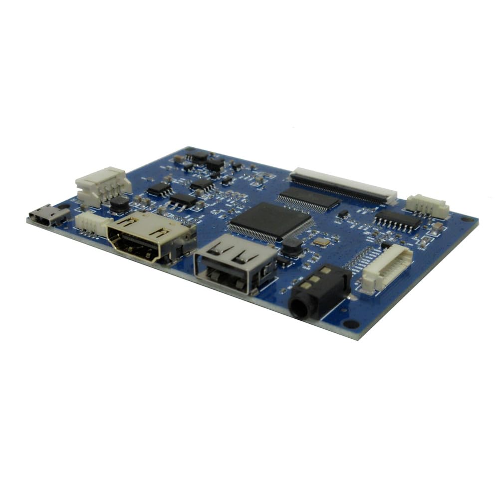 Display LCD portatile da 10,1 pollici, 1024 x 600, con HDMI e funzione di lettura chiavetta USB, set di schede driver per presentazioni di video pubblicitari, foto