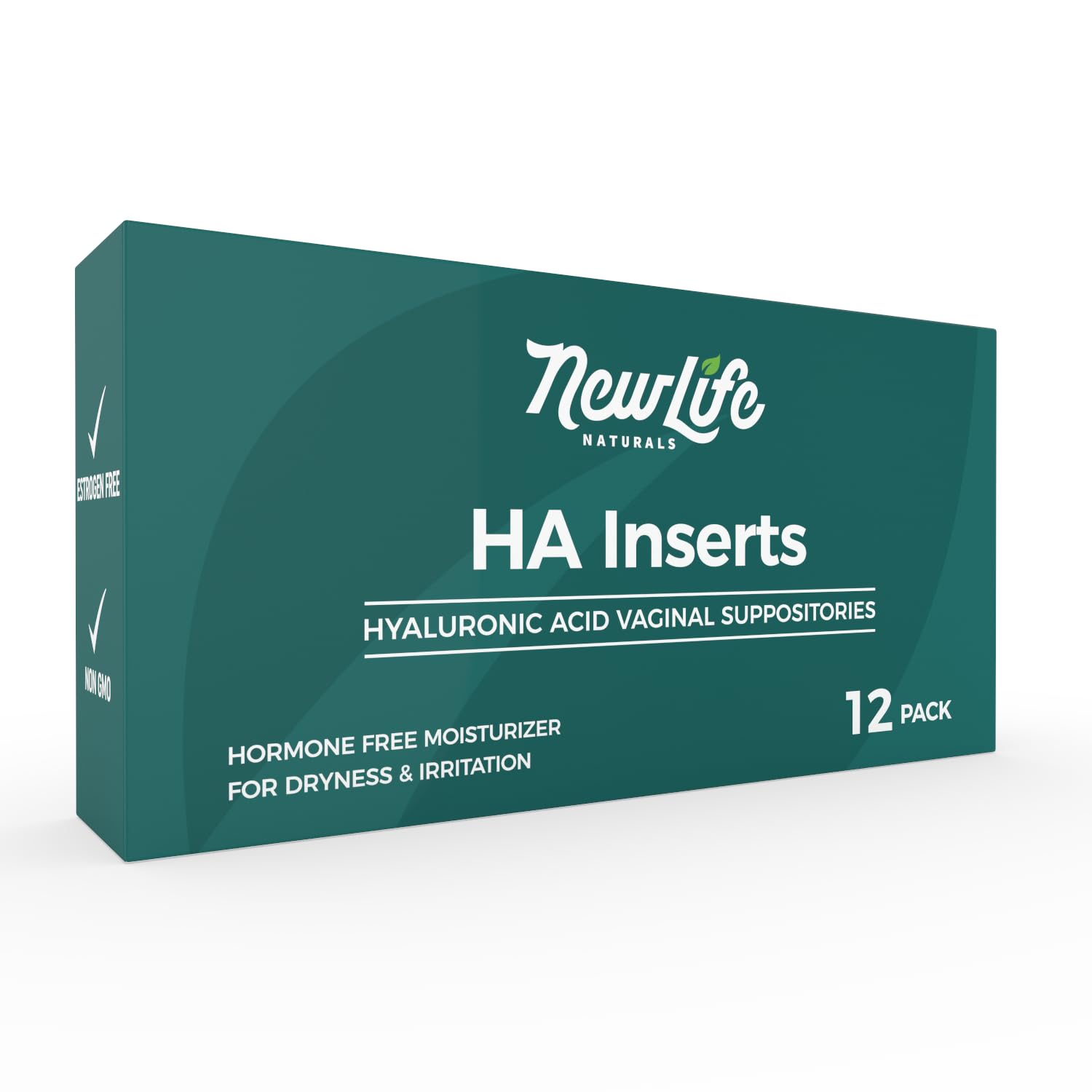 NewLife Naturals - Hyaluronic Acid l Suppositories for Women 5mg | l Moisturizer for Dry Irritation