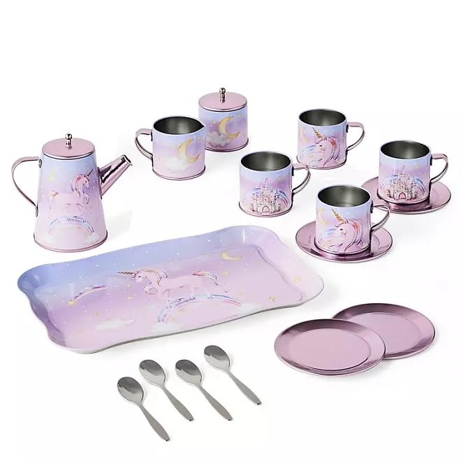 Unicorn Tea Party Set Birthday, 18 pcs.