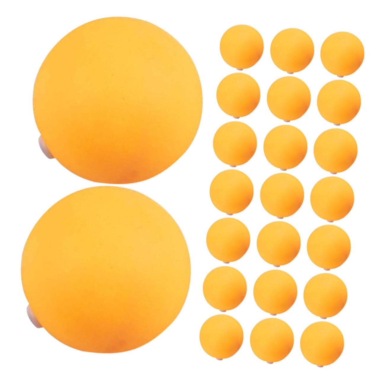 Toddmomy 30pcs Training Pong Balls with Punch Holes Reusable Table Tennis Balls for Practice Lightweight Silicone for Enhanced Control and Stable Bounce for All Skill Levels