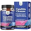 Natures Craft Candida Cleanse Body Detox for Women - Anti Overgrowth Gut Detox for Women with Caprylic Acid Black Walnut Wormwood and Oregano - Full Body Cleanse with Pre and Probiotics - 60 Count