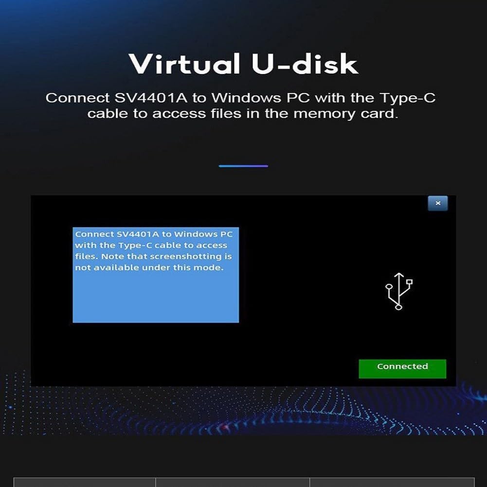 SV4401A 7 "HD VNA Vector Network Analyzer Kit, con memoria de 8GB, 100dB para rango DINÁMICO, para diagnóstico de cable de red