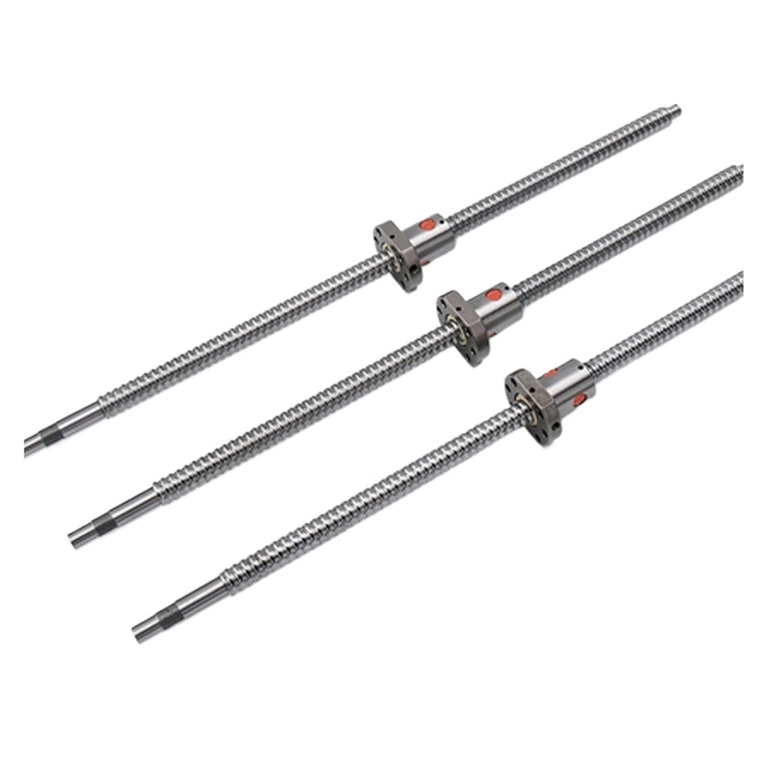 Linear Motion Ball Screw Machine Parts Ballscrew SFU1610 200mm-800mm C7 Ball Screw with 1610 Flange Single Ball Nut BK/BF12 End Machined(300mm)