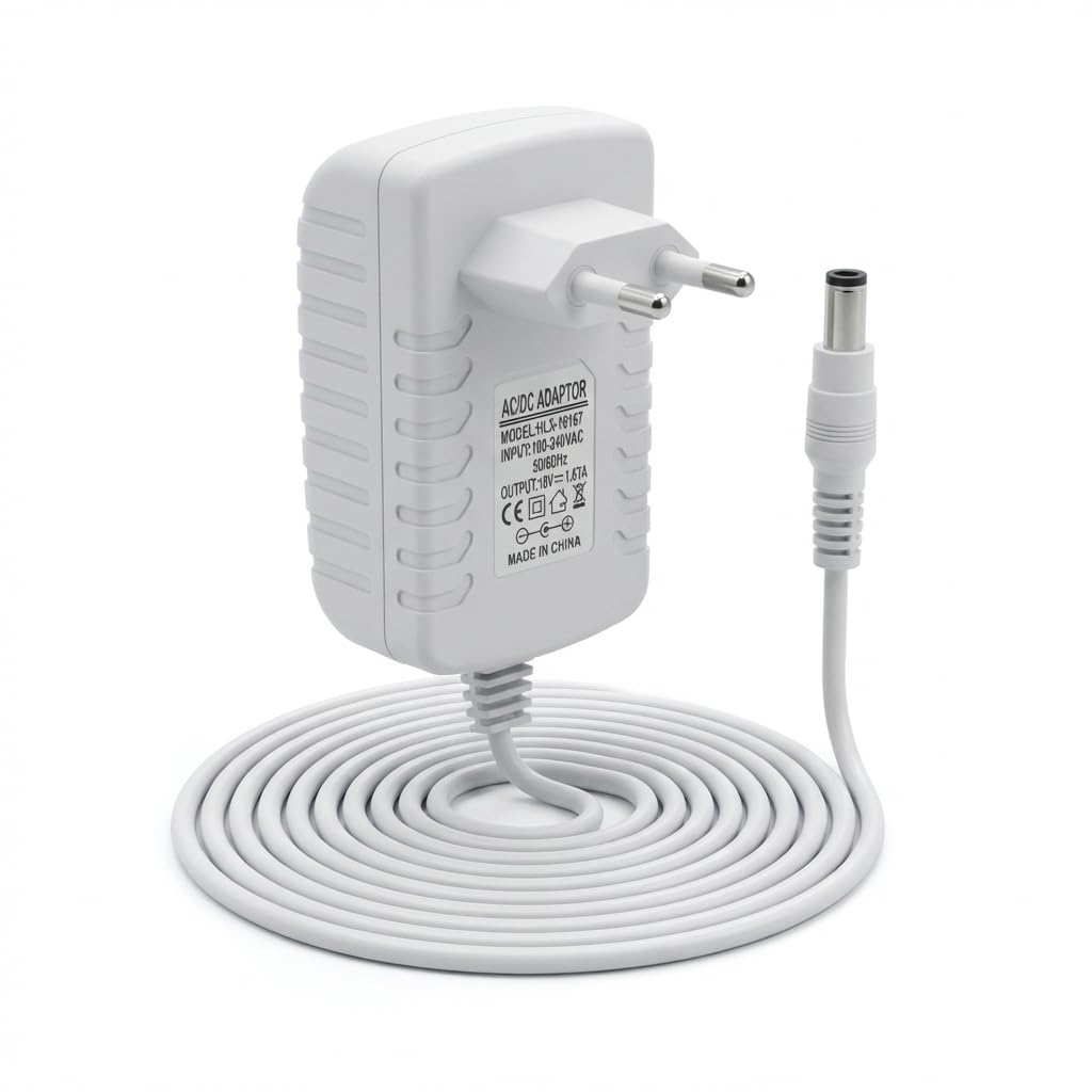 30W Cargador Adaptador para Alexa Echo (3ª/4ª Gen), Echo Show(2ª Gen), Echo Plus (2ª Gen), 18V 1.67A para Echo Show 8(1ª/2ª/3ª Gen), Echo Show 10 (2ª/3ª Gen), Show 15 21, 2M Fuente de Alimentación