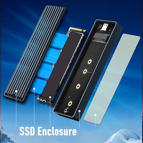 Caja externa para SSD M.2 NVMe con USB 3.2 Gen 2 miniatura 5