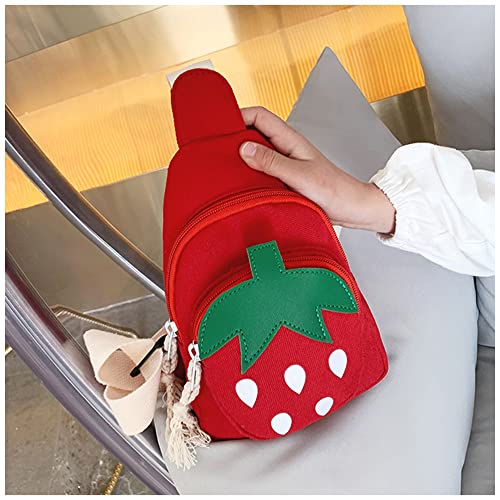 Erinaco Fruit Strawberry Sling Bags Shoulder Backpack CrossBody Backpack Casual Daypack4
