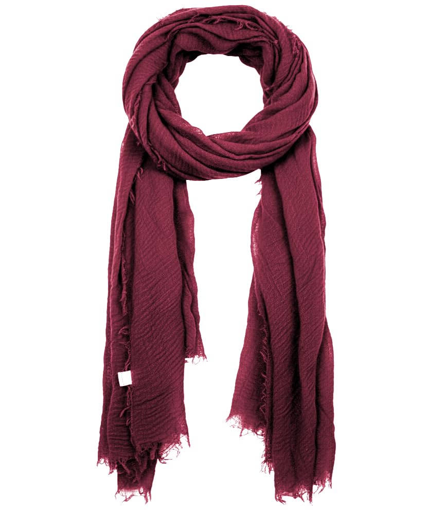 Emma & Giovanni - Sciarpa Stropicciata Leggera e Piacevole - Uomo Donna