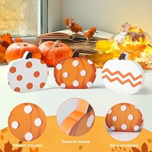 Fall Pumpkin Decorations for Home Indoor, Thanksgiving Table Decor, Harvest Tabletop Decoration, Wooden Pumpkins Signs Block for Tiered Tray Party Shelf Display Set of 3 Fall Pumpkin Decorations for Home Indoor Thanksgiving Table Decor Harvest Tabletop Decoration Wooden Pumpkins Signs Block for Tiered Tray Party Shelf Display Set of 3
