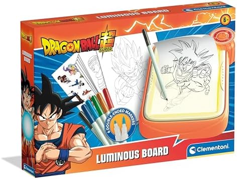 Clementoni Dragon Ball Luminous Board, leuchtende Tafel, für Kinder | Multicolor - 18782