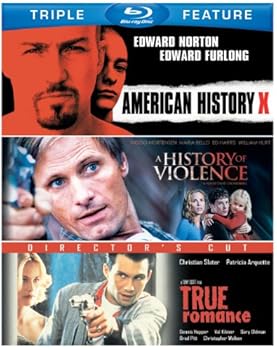 Blu-ray American History X / A History of Violence / True Romance (Triple Feature) [Blu-ray] Book